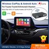 Road Top Wireless Carplay Android Auto per TOYOTA Touch2 Entune2.0 Prius C-HR Avalon Prius Sienaba Alphard Support Camera AirPlay