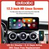 AUTOABC Ricevitore radio multimediale touch screen wireless Carplay/Android Auto da 12.3 '' per Mercedes Benz GLA CLA GLC GLK ML W205 W176 C117
