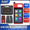 Autel MaxiIM KM100 KM100X Strumento chiave per auto IMMO Kit generatore di chiavi universale Supporta tutte le chiavi perse, eliminare programmatore chiave, aggiunta chiave