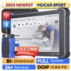 MUCAR Strumento Diagnostico MUCAR 892BT con Aggiornamenti Gratuiti a Vita, Scanner Auto OBD2 per Tutti i Sistemi CAN FD/DOIP Bidirezionale, 34 Funzioni di Reset e Codifica ECU