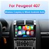 OSSURET Autoradio Android per Peugeot 407 2004 - 2011 Multimedia Android Auto Stereo Car GPS Autoradio Carplay 2 DIN 7862 Screen Player