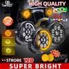 CO LIGHT Faro da lavoro a LED CO LIGHT da 5 pollici per moto, uso fuoristrada, con abbaglianti e anabbaglianti, luci ausiliarie a LED stroboscopiche 3500K 6500K per 4x4, camion, fuoristrada, SUV 12V 24V