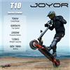 JOYOR T10 Scooter elettrico pieghevole per adulti E-Scooter 25/60 km/h Monopattino elettrico 2000W Skateboard 60V 18Ah Cavalletto