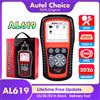 Autel AL619 ML619 OBD2 Strumento diagnostico scanner automatico OBD 2 Scanner diagnostico per auto Automotivo Automotriz Strumento di scansione per auto automobilistiche