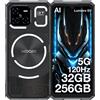 DOOGEE Versione globale DOOGEE Blade GT 5G Telefono robusto 10.5mm Ultra-sottile 6.72 ''Dimensity 7050 LED Effetto luce 5500mAh Batteria Telefono