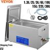 VEVOR Pulitore ad ultrasuoni Elettrodomestico Pulitore ad ultrasuoni Macchina per la pulizia ad ultrasuoni 1.3-30L Lavatrice portatile