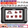 ANCEL MT700 OBD2 Strumento diagnostico per moto Lettore di codici per tutti i sistemi Olio ABS 31 Reset Codifica ECU Test attivo Scanner per motocicli