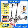 ATSANT Scooter elettrico per adulti 350W Motore potente 36V 25KM Lungo raggio 8,5 pollici con scatola di immagazzinaggio Smart App Escooter pieghevole
