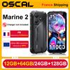 OSCAL Marine 2 [Senza caricabatterie UE] 24(8+16)GB+128GB/12(4+8)GB+64GB Smartphone Robusto 11000mAh 6.56'' 8MP+16MP Android 15 NFC/GPS