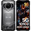 DOOGEE S200 5G Telefono robusto Android 16 Gemini AI 48GB 256GB 6.72 "120Hz Display 100MP Fotocamera Dimensity 7050 Batteria 10100mAh
