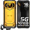 DOOGEE S200 X Android 16 5G Telefono robusto Gemini AI 48GB (12 + 36) 512GB 120Hz 1.32 "AMOLED Display posteriore 10100mAh Batteria 100MP NUOVO