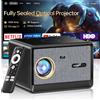 HORLAT Proiettore HORLAT 50000 Lumen con Google TV, Ottica Completamente Sigillata, Beamer 4K Smart per Home Theater, Proiettore Cinematografico con WiFi 6 e Assistente Vocale