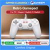 GameSir Retro Gamepads Controller Cablato per PC Windows Steam Switch con Stick ad Effetto Hall e 2 Pulsanti Mappabili Tegenaria Lite