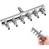 Hzyclzh Acquario Distributore di Ossigeno, Acquario Leva di Controllo del Flusso, Air Flow Splitter, Acquario Air Flow Splitter, Flusso d'Aria Dell'acquario, per in Acquari, Fish Box, Acquacoltura