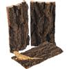 DOITOOL Corteccia di sughero per rettili Vivarium pareti posteriori decorazione albero sfondo per piscine rettili tartaruga, lucertole, geco, serpente, 7,87 x 4,13 (3 pezzi)