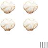 SYDARSYN 4 pezzi Maniglie per Porte in Ceramica Vintage Maniglie per Mobili Cucina Cassetto Armadietti Porte de Placard Tirare Maniglie Guardaroba Maniglie Foro singolo