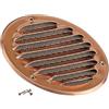 Steinberg14 Griglia di ventilazione rotonda in metallo, rame, con protezione dagli insetti, 100 mm