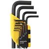 STANLEY 1-13-929 Chiavi Esagonali Piegate, Classiche, Set di 9 pz