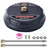Aim Tools 15 Pollici Idropulitrice Accessorio per Pulizia Superfici 4000 PSI per Pulizia Pavimenti con 2 x16 Bacchette di Estensione e 2 Ugelli di Ricambio