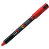 Uni Posca Marcatore uni posca pen pc1m rosso ultra fine - Z05071
