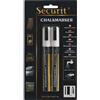 Securit Blister 2 marcatori a gesso liquido bianco 2-6mm medio securit - Z05453
