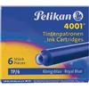 Pelikan Ricarica refill blu penna stilografica Pelikan 4001 (conf. 6)