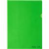 Favorit Cartelline a L - 22 x 30 cm - PE Bio-Based - liscio superior - verde - Favorit - conf. 25 pz - G00257