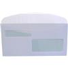 Blasetti Busta doppia finestra - lembo gommato - 11,5 x 22,7 cm - 80 gr - bianco - Blasetti - conf. 500 pezzi - G06619