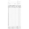 Data Ufficio Scheda orologio presenze (controllo mensile) - cartoncino da 275 gr - 22,5 x 10,4 cm - DU158000000 - Data Ufficio - conf. 100 pz - G03737