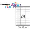 Starline Etichette multiuso bianche Starline STL3054 - 70 x 35 mm - 2400 etichette