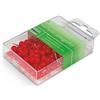 Lebez Scatola 100 spilli cartografici a sfera rosso art.266 - Z00209