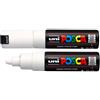 Uni Posca Marcatore a base d'acqua Uni Posca PC7M - punta tonda large 4,5 mm-5,5mm - bianco - Uni Mitsubishi - D05392