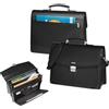 Lebez Cartella in similpelle - nero - 41x32x16cm - Niji - D05802