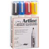 Artline Marcatore per tessuto - punta tonda 2.0 mm - colori assortiti - Artline - conf. 4 pezzi - Z16879