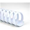 GBC Scatola 100 dorsi spirale 22mm bianco 21 anelli - Z01181