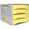 Arda Cassettiera 4 cassetti ARDA Keep Colour Pastel polistirolo antiurto - R01130