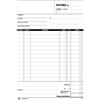 Semper Multiservice Blocco fatture 1 aliquota Semper Multiservice - 2 copie ricalcanti - 14,8x21,5 cm - 50 fogli