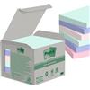 Post-It Blocchi memo adesivi Post-It Notes Green colori assortiti - 76x76 mm - 100 fogli (conf. 6)