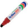 Artline Marcatore permanente Artline A 100 rosso punta a scalpello 7,5-12 mm