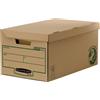 Fellowes Scatola maxi Bankers Box Earth Series - con coperchio a ribalta - 37,8 x 28,7 x 54,5 cm - avana - Fellowes - conf. 10 pz - G04040