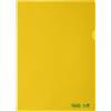 Favorit Cartelline a L - 22 x 30 cm - PE Bio-Based - liscio superior - giallo - Favorit - conf. 25 pz - G00254