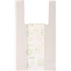 no-brand Shoppers Mini - 22x40 cm - mater-bi - bianco - scatola 500 pezzi - D04724
