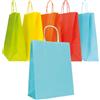 Mainetti Bags Shopper Twisted - maniglie cordino - 22 x 10 x 29 cm - carta biokraft - colori assortiti primavera/estate - Mainetti Bags - conf. 25 pz - G04176