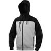 Delta Plus Felpa Borgo - con cappuccio - taglia XL - grigio/nero - Deltaplus - G01353