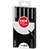 Uni Ball Penna punta in fibra Uni Mitsubishi Art&Craft nera - assortiti