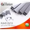 Titanium Punti 23/13 per cucitrici Titanium Classic - 1000 punti (conf. 10)