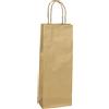 Mainetti Bags Shoppers portabottiglie - carta biokraft - 14 x 9 x 38 cm - oro - Mainetti Bags - conf. 20 pezzi - Z17577