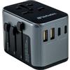 Verbatim - Adattatore da viaggio UTA-03 PD30W / QC / 2xUSB / 2xType-C - G00279