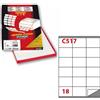 Markin Etichette multiuso bianche Markin C517 - 70 x 48 mm - 1800 etichette