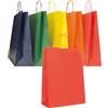 Mainetti Bags Shopper Twisted - maniglie cordino - 45 x 15 x 50 cm - carta biokraft - colori assortiti autunno/inverno - Mainetti Bags - conf. 25 pz - G04174